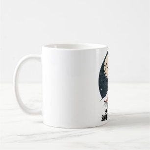 Retro-Skihexe Halloween-Kunst Kaffeetasse