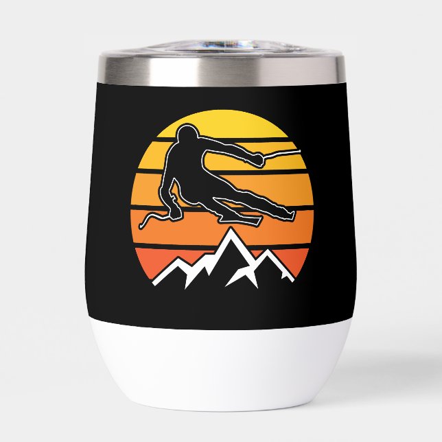 Retro Skiing (Vorderseite)