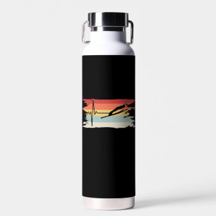 Retro-Skispringen Trinkflasche