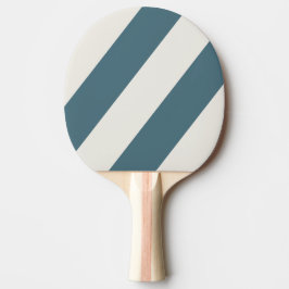 Retro Slate Gray Drei fette Streifen Tischtennis Schläger