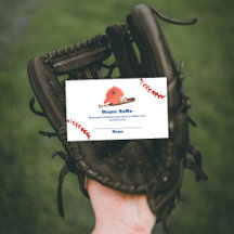 Retro Slugger Baseball Windel-Raffel Baby Shower