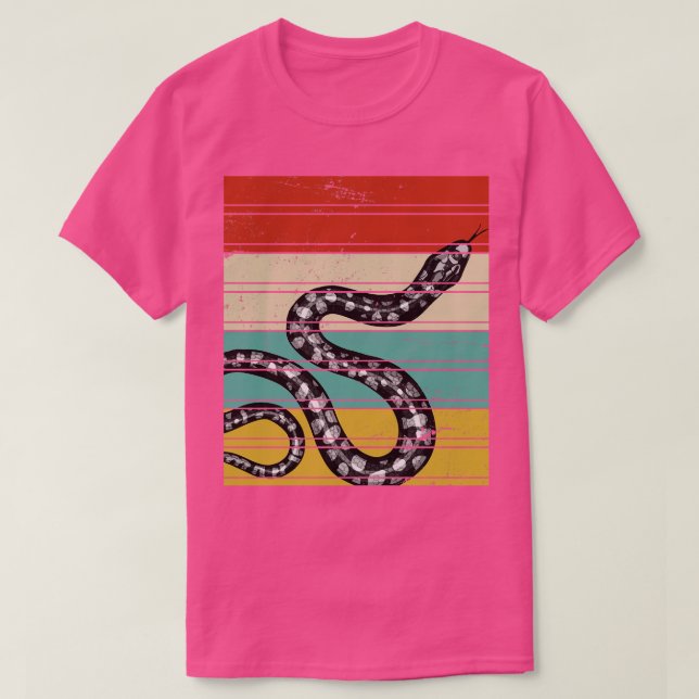 Retro Snake T-Shirt (Design vorne)
