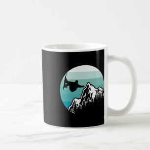 Retro Snowboard Downhill Snowboard Snowboard Gi Kaffeetasse