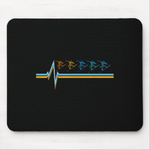 Retro Snowboard - Vintag Snowboarder Snowboarden Mousepad
