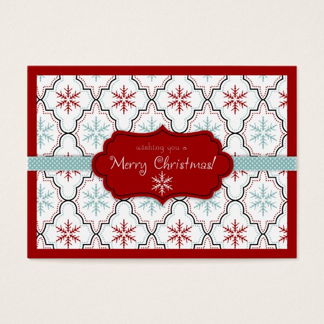 Retro Snowflakes Geschenk Tag 2 (Vorderseite)