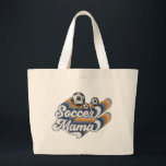Retro Soccer Mama Sublimierung Design, Fußball Jumbo Stoffbeutel<br><div class="desc">Retro Soccer Mama Sublimierung Design,  Fußball</div>