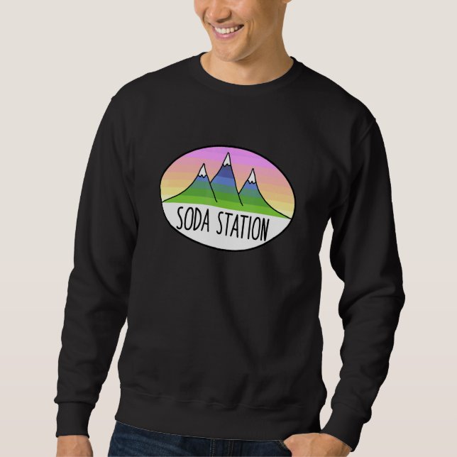 Retro-Soda-Station Sweatshirt (Vorderseite)