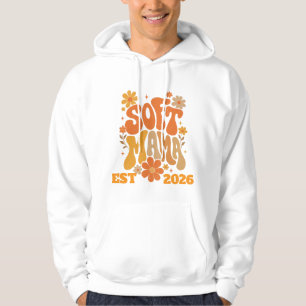 Retro Soft Mama Blumen Vintage Groovy Mutter T-Shi Hoodie