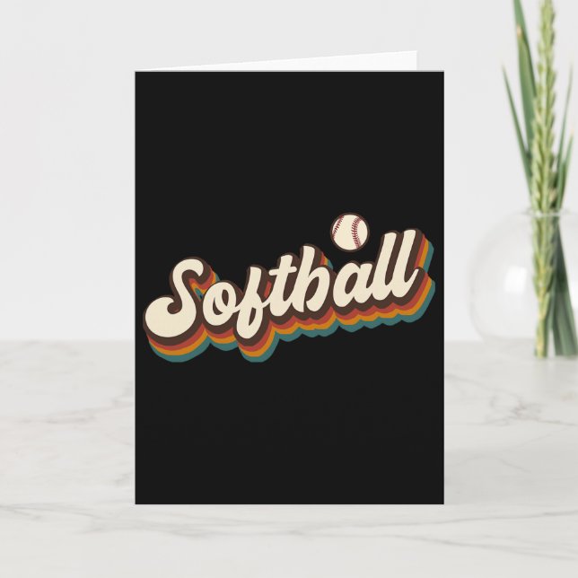 Retro Softll Grafik - Softll  Karte (Vorderseite)