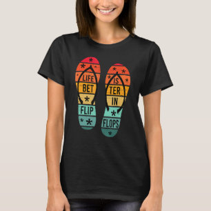 Retro Sommer für Frauen Leben ist besser im Dreh F T-Shirt