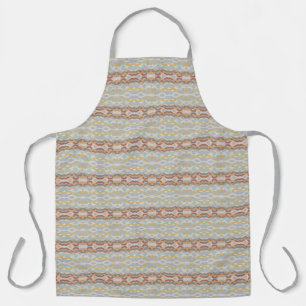Retro-Sommer geometrisches Farbfeld-Musterdesign Schürze