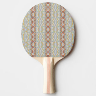 Retro-Sommer geometrisches Farblockmuster-Design  Tischtennis Schläger