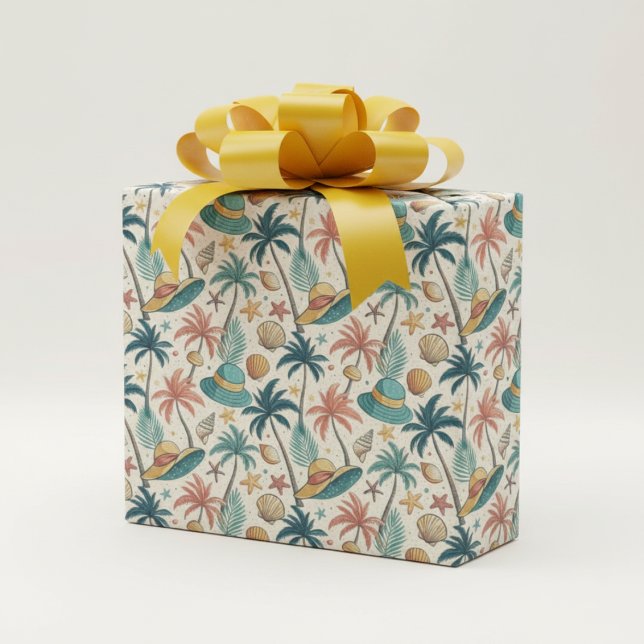 Retro Sommer  Geschenkpapier (Von Creator hochgeladen)