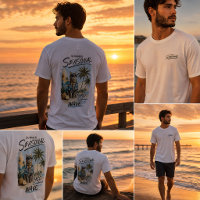 Retro Sommer Katze Surfer Vibes 1980er Kalifornien