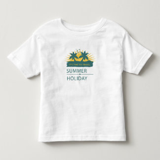 Retro-Sommer-Laptop-Aufkleber im Stil der 70er Jah Kleinkind T-shirt