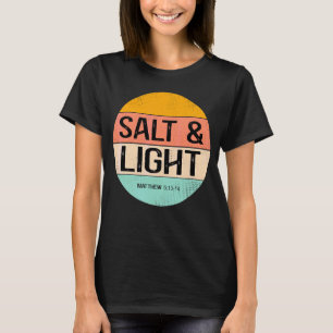 Retro Sommer Salz & leichte Frauen Christliche Ers T-Shirt