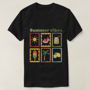Retro-Sommer-Stimmung-Design  T-Shirt