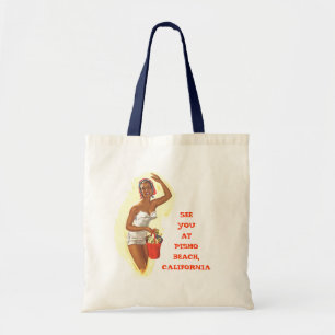 RETRO SOMMER-STRAND SACKT TRAGETASCHE