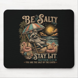 Retro Sommer Strand Sei Salzig Bleib Lit Matthew Mousepad