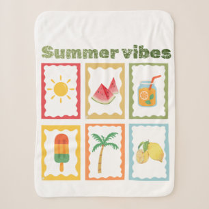 Retro-Sommer-Vibes-Design Sherpadecke