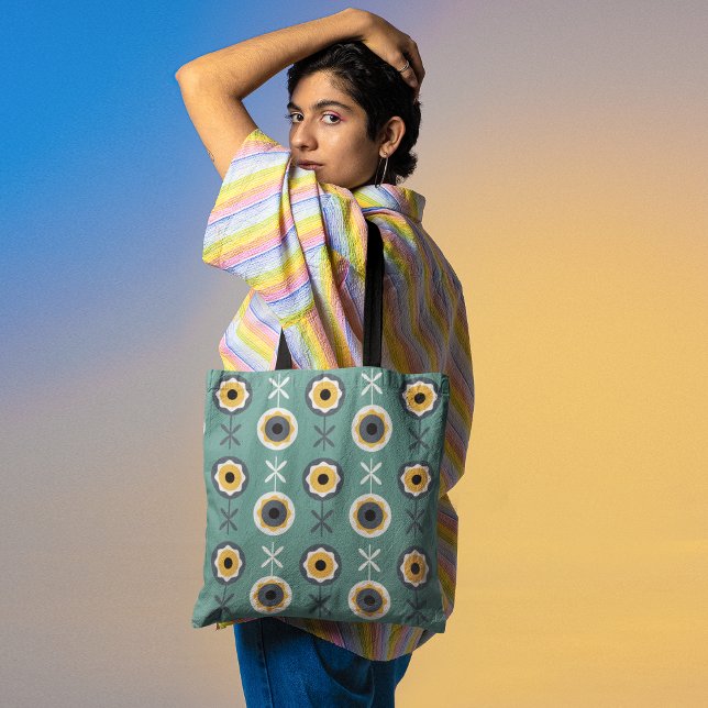 Retro-Sonnenblumen Tasche (Von Creator hochgeladen)