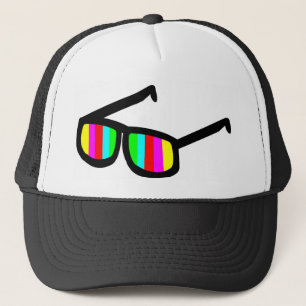 Retro Sonnenbrille-Hut Truckerkappe