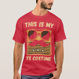 Retro-Sonnenbrille und Schnurrbart Freund im Stil  T-Shirt