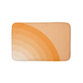Retro-Sonnenstrahl-Regenbogen Badematte