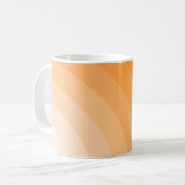 Retro-Sonnenstrahl-Regenbogen Kaffeetasse