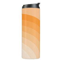 Retro-Sonnenstrahl-Regenbogen Thermosbecher