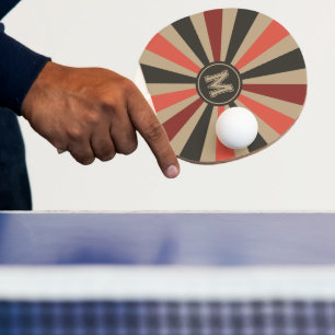 Retro-Sonnenstrahl  Tischtennis Schläger