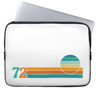 Retro Sonnenuntergang 72 Laptopschutzhülle