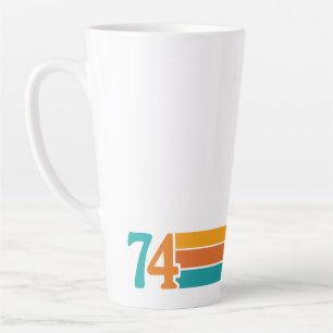 Retro Sonnenuntergang 74 Milchtasse