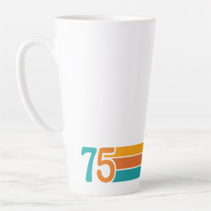 Retro Sonnenuntergang 75 Milchtasse