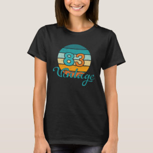 Retro Sonnenuntergang 83 Vintage abgenutzt T-Shirt