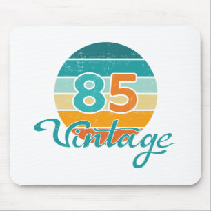 Retro Sonnenuntergang 85 Vintage abgenutzt Mousepad