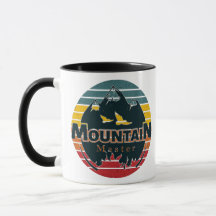 Retro Sonnenuntergang Bergmeister
