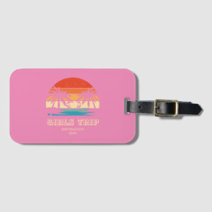 Retro Sonnenuntergang Giro del Malcantone Gepäckanhänger