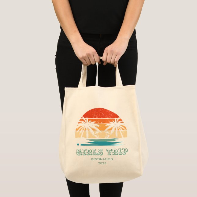 Retro Sonnenuntergang Giro del Malcantone Tragetasche (Vorderseite (Produkt))