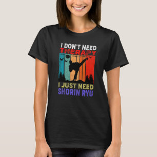 Retro Sonnenuntergang Ich brauche keine Therapie,  T-Shirt