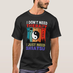 Retro Sonnenuntergang Ich brauche keine Therapie, T-Shirt
