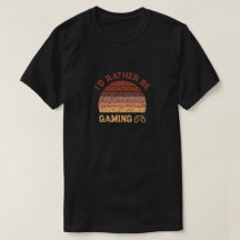 Retro-Sonnenuntergang Ich wäre lieber am Gamen