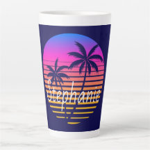 Retro-Sonnenuntergang Personalisiert