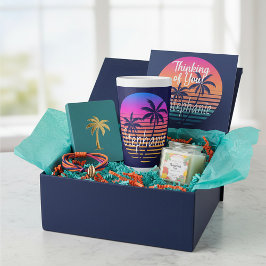 Retro-Sonnenuntergang Personalisiert Milchtasse