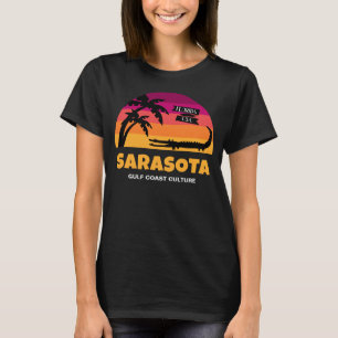 Retro Sonnenuntergang Sarasota Florida mit T-Shirt