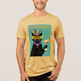 Retro-Sophistication. Es ist Zeit für den Mardi Gr Tri-Blend Shirt
