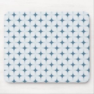 Retro-Sophistication-Mauspad, Blau Mousepad