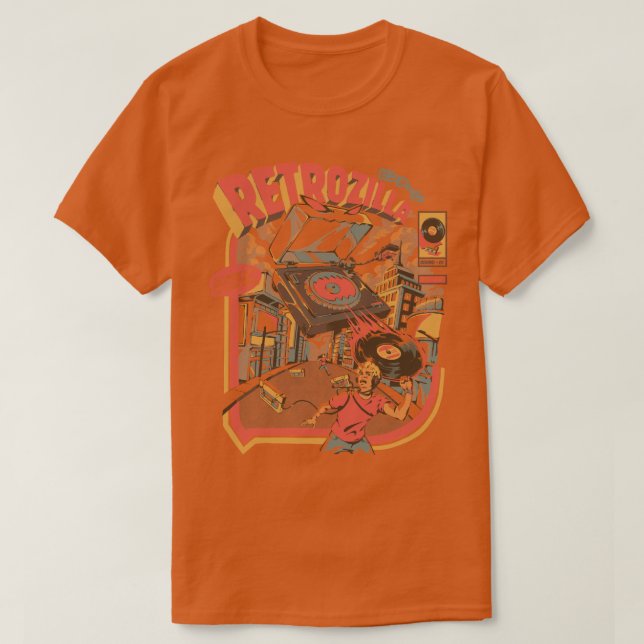 Retro Soundzilla T-Shirt (Design vorne)