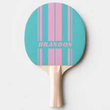 Retro South Beach Board Streifen mit Namen