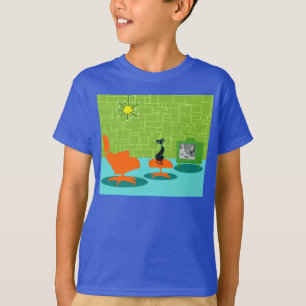 Retro Space Age Kitty T-Shirt